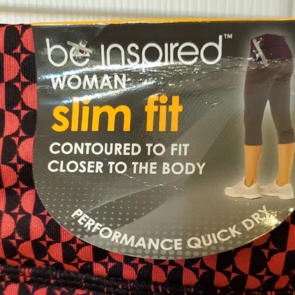 Be Inspired Pink and Black Leggings with Wide Waistband - Picture 6 of 9